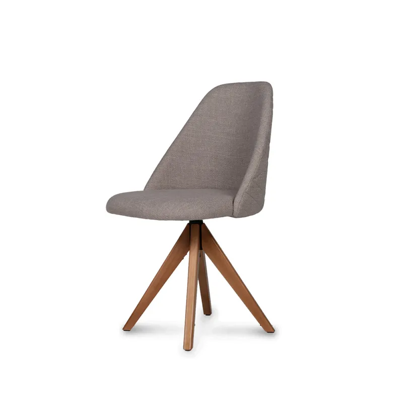 Silla Giratoria Karol 141- Tela Microfibra - A6 (Tostado) en Beige - Butacas, banquetas y puffs, Uruguay | NYR