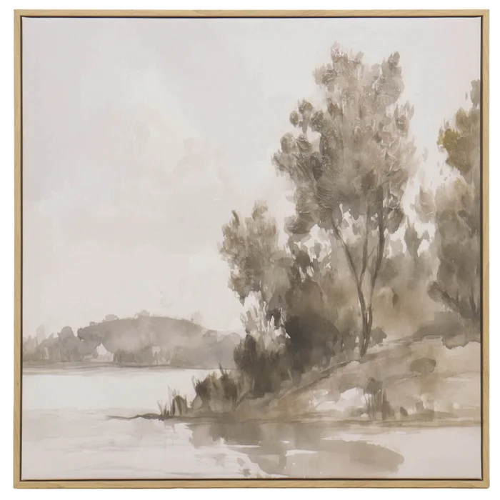 Cuadro Lake, 60x60, Ve Verde Papel Wg2514871ala en Verde - Decoración de pared, Uruguay | Divino