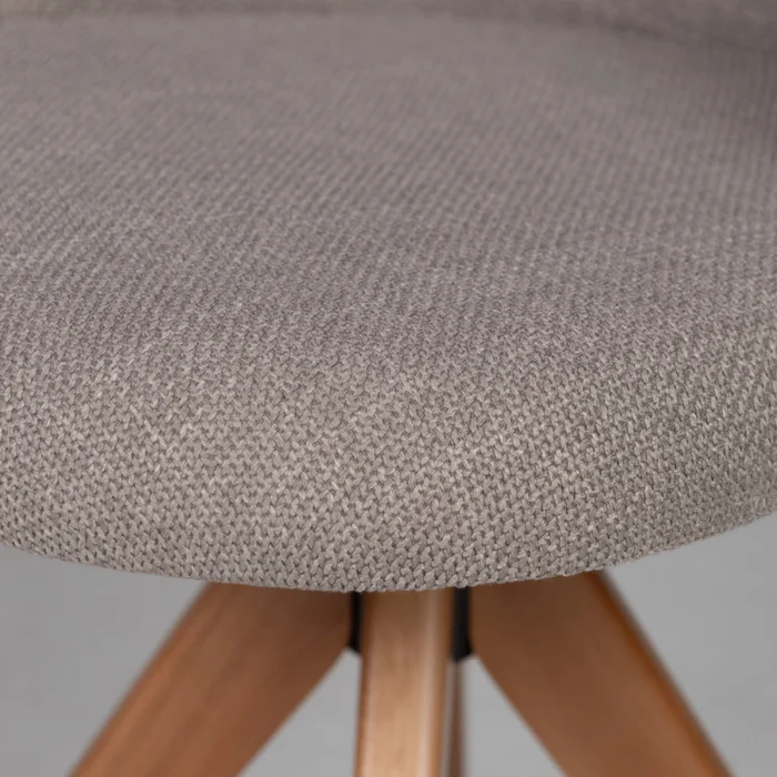 Silla Giratoria Karol 141- Tela Microfibra - A6 (Tostado) en Beige - Butacas, banquetas y puffs, Uruguay | Nyr, vista 7