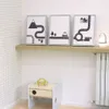 Set Nisi de 3 cuadros coches negro en Negro - Decoración de pared, Uruguay | Kavehome, vista 2 de 7