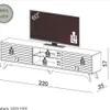 RACK BRISA 220CM - 100% MDF - Muebles para TV, Uruguay | Balton, vista 3 de 5