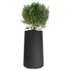 Macetero Gota 70 Negro Alto 55cm x 35cm Ancho Boca x Diam Base 40cm, 70 lts en Negro - Macetas, Uruguay | Champagne Home, vista 1 de 3