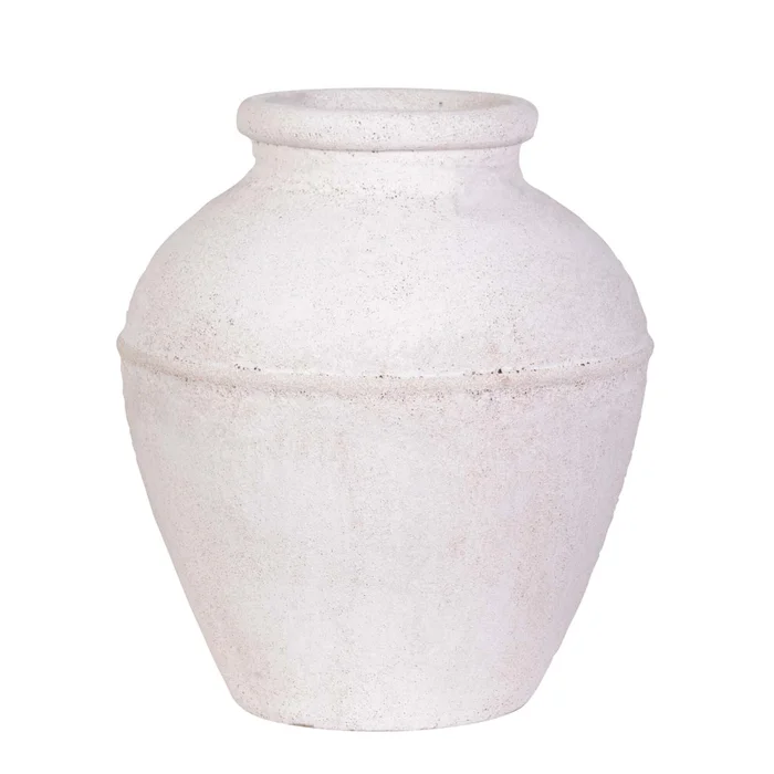Jarrón Gentong Ceramica Natural-beige 33.171.092, Crema en Beige - Jarrones, Uruguay | Divino