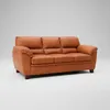 SOFA 3 CUERPOS - MODELO ALIAS - TAPIZADO EN CUERO - COLOR MARRON CLARO en Marrón - Sillones y sofás, Uruguay | Champagne Home, vista 4 de 5