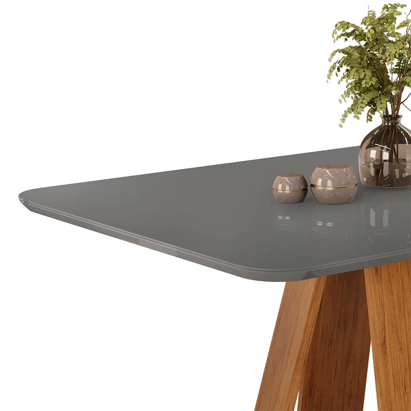 Mesa de Comedor Grande Línea París Gris en Gris - Mesas de comedor, Uruguay | Ecowood, vista 6