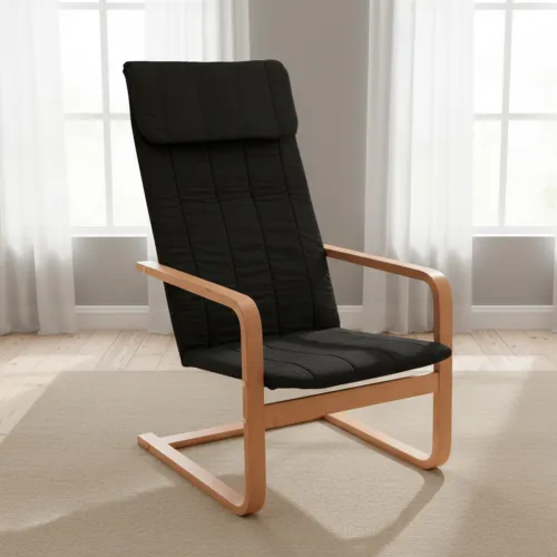 Sillón Tela Negro Flex en Negro - Sillones y sofás, Uruguay | Divino