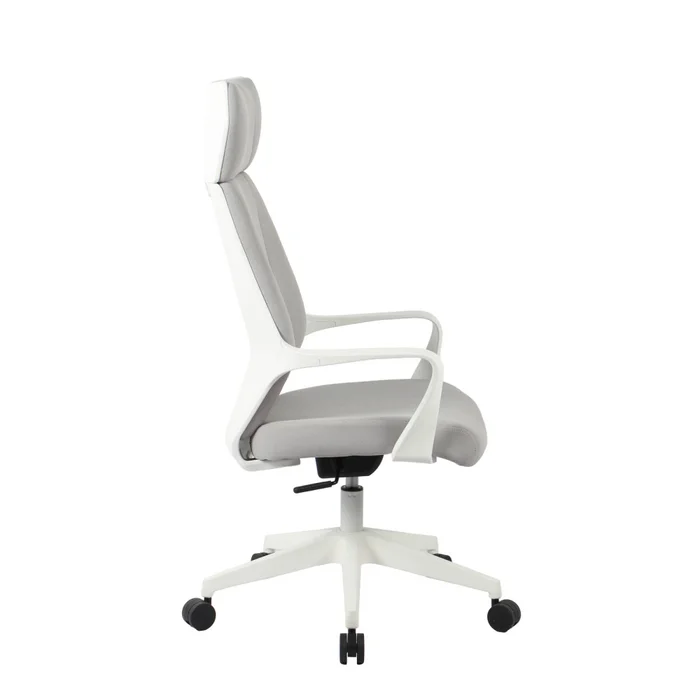 Silla De Oficina Tela-y-polipropileno Gris Arsene en Gris - Sillas de escritorio, Uruguay | Divino, vista 4