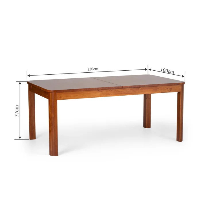 Mesa de Comedor Extensible Zuzu 120/160 – 180/220 en Tamaño - Mesas de comedor, Uruguay | Casa Brava, vista 2