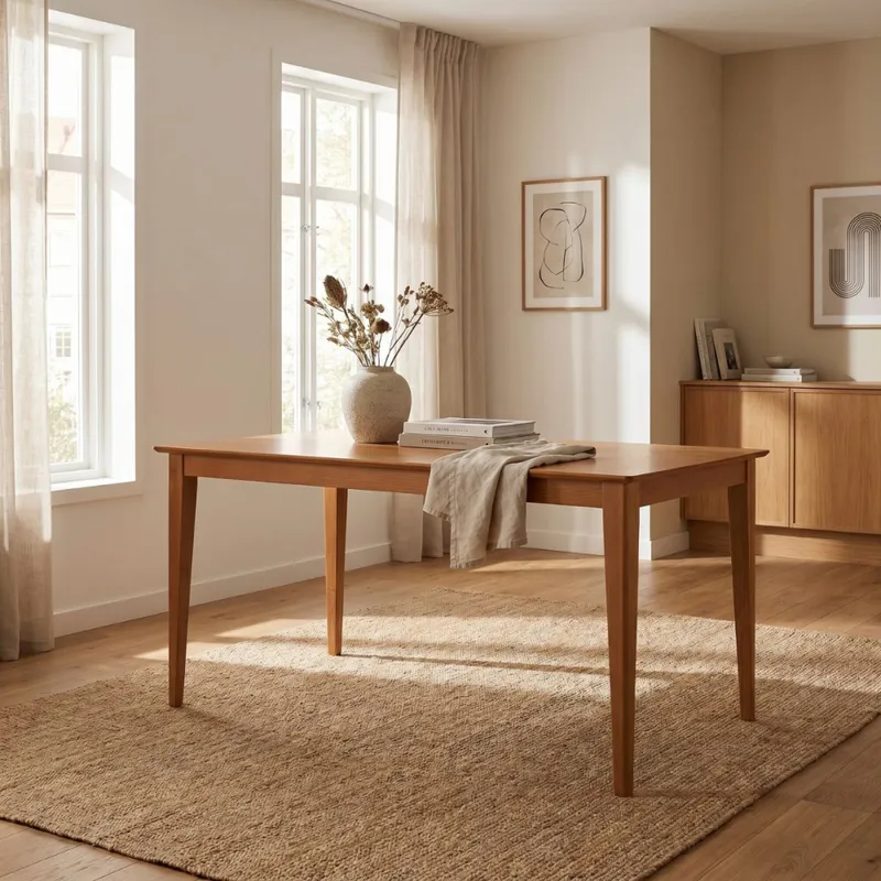 Mesa de Comedor Olmo - 120 - Honey en Marrón - Mesas de comedor, Uruguay | NYR