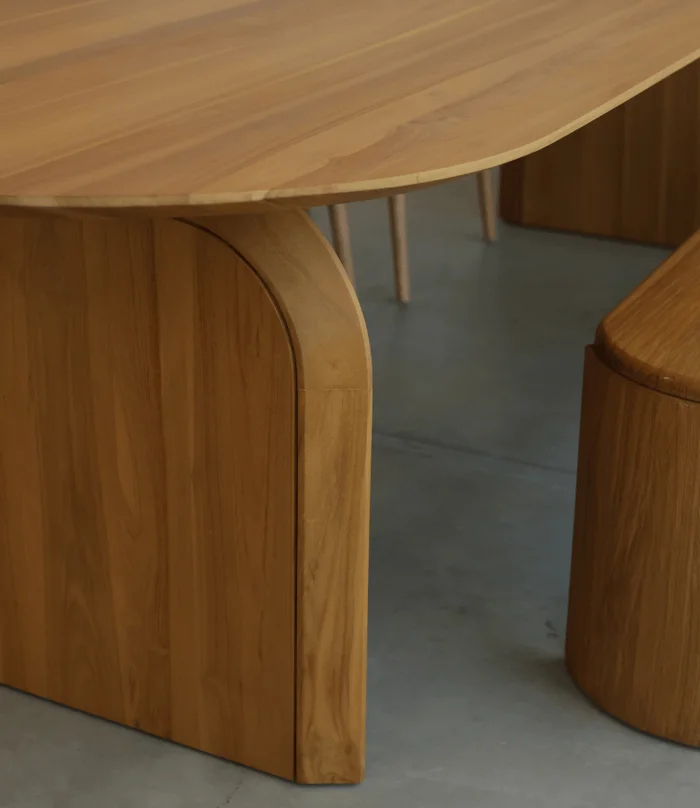 MESA COMEDOR MILANA en Madera natural - Mesas de comedor, Uruguay | Más Infinito Casa, vista 2