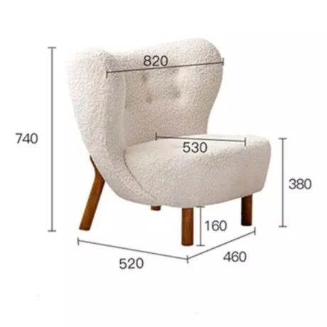 Butaca Bailey en Beige - Butacas, banquetas y puffs, Uruguay | La Cueva Muebles, vista 16