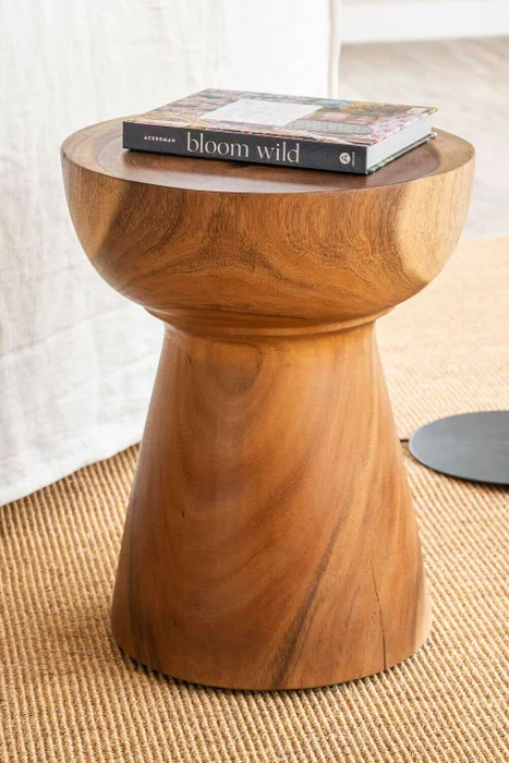MESA AUXILIAR BLOOM - SUAR en Madera natural - Mesas de living, Uruguay | La Iberica