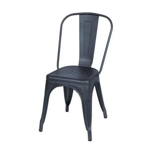 SILLA TOLIX GRIS METAL COMEDOR - Sillas, Uruguay | Decohogar