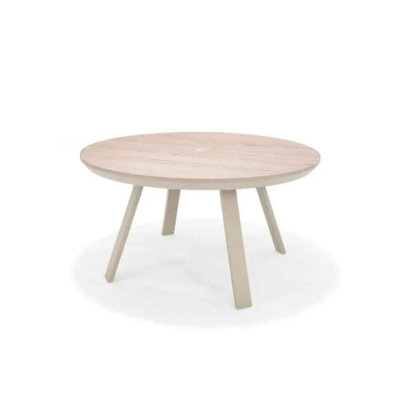 Mesa redonda de Patio Diámetro 119cm - Urbanite - Beige en Beige - Mesas de comedor, Uruguay | Ecowood