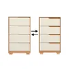 Comoda 4 Cajones - Línea FIT - Marrón en Marrón - Cómodas, Uruguay | Ecowood, vista 3 de 6
