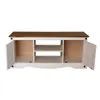 Rack 2 Puertas Línea Naturale 110 cm - Blanco/Roble en Multicolor - Muebles para TV, Uruguay | La Cueva Muebles, vista 6 de 12