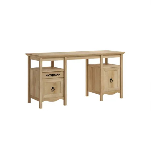 Escritorio - Cajones y Puerta única - Sauder - Adaline Cafè en Madera natural - Escritorios y sillas de escritorio, Uruguay | Rústico Hogar
