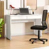 Escritorio Max - 2 Cajones - Blanco en Blanco - Escritorios y sillas de escritorio, Uruguay | Rústico Hogar, vista 2 de 3