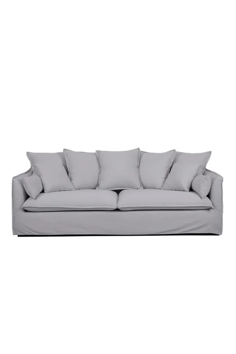 Sofá Hobart, 3 Cuerpos - Gris en Gris - Sillones y sofás, Uruguay | Indian
