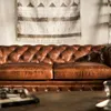SILLON CHESTERFIELD - CUERO ITALIANO - XL en Marrón - Sillones y sofás, Uruguay | La Iberica, vista 8 de 41