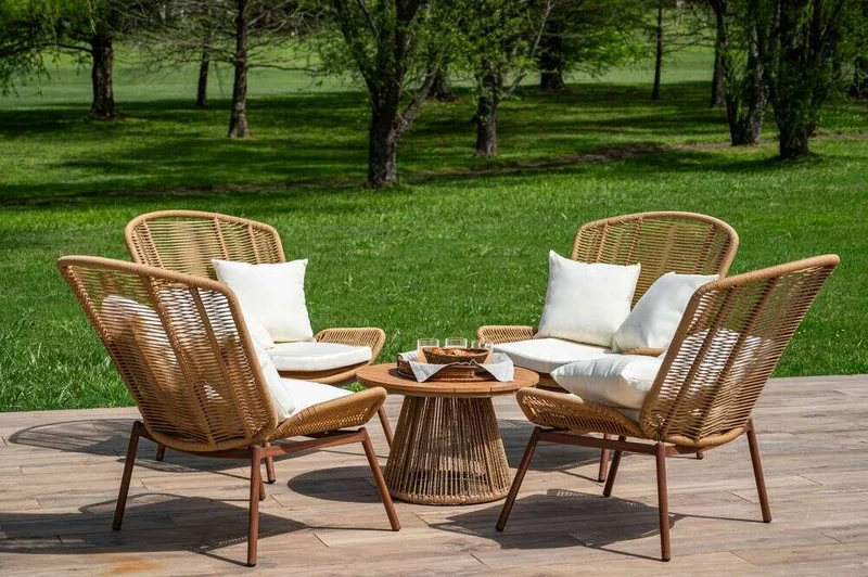 MESA MULTIFUNCION DIAMETRO 66 CMS - EXTERIOR en Madera natural - Muebles para el exterior, Uruguay | La Iberica, vista 4