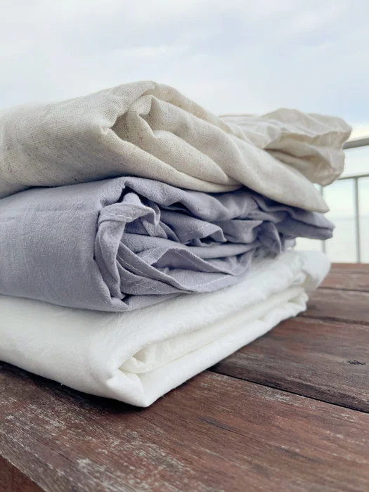 Manteles de Lino en Blanco, Natural, Gris - Textiles, Uruguay | Indrana, vista 6