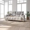 HELLEN- SOFA 3 CUERPOS HANNOVER GRIS CLARO en Gris - Sillones y sofás, Uruguay | Alfa Ventas, vista 2 de 4
