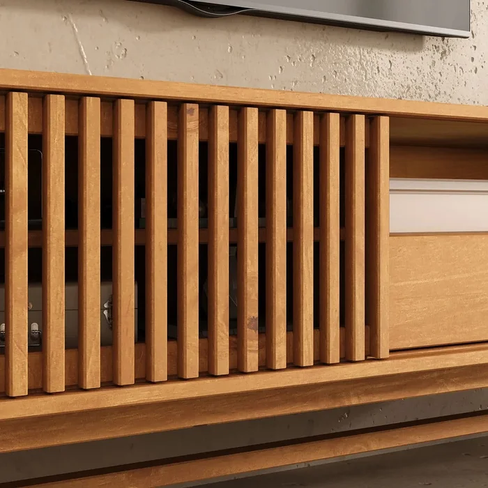 Rack TV 150cm Ader - Madera Maciza en Madera natural - Muebles para TV, Uruguay | Balton, vista 12
