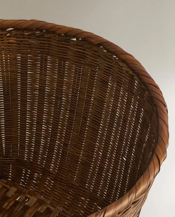 CESTA TRENZADA en Marrón - Canastos, Uruguay | Zara Home, vista 4