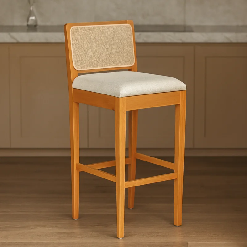 Banqueta Sara - Madera Maciza en Madera natural - Butacas, banquetas y puffs, Uruguay | Balton, vista 7