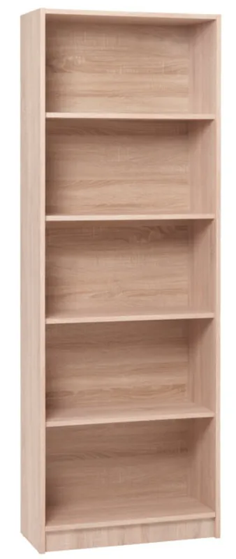 Librería HORSENS 5 estantes color roble en Madera natural - Bibliotecas, Uruguay | JYSK