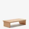 Mesa de centro Oaq de chapa de roble con acabado natural - 140 x 75 cm en Madera natural - Mesas de living, Uruguay | Kavehome, vista 1 de 8