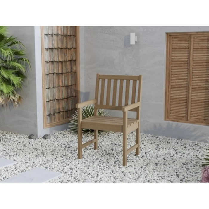 Banco Madera 1 Lugar Vegas en Madera natural - Muebles para el exterior, Uruguay | Albanés
