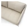 SOFA 2 CUERPOS - 100% CUERO - MODELO SANTIAGO - COLOR PERLA - PATAS CHAMPAGNE en Beige - Sillones y sofás, Uruguay | Champagne Home, vista 4 de 5