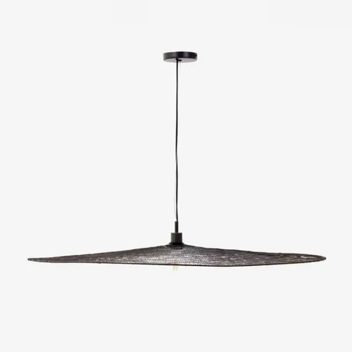 Lámpara de techo Makai de metal con acabado negro - Ø 100 cm - Lámparas colgantes, Uruguay | Kavehome