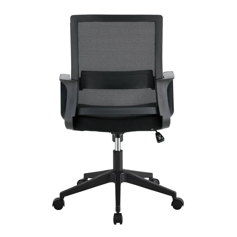 Silla De Oficina Malla Negro Collins en Negro - Escritorios y sillas de escritorio, Uruguay | Divino, vista 3