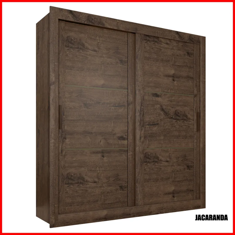 Placard 2 puertas de correr – Titanium 8720204 - Roperos y placares, Uruguay | Punto Unión