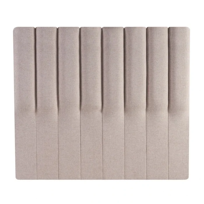 Respaldo 2 plazas tela natural - Beige en Beige - Respaldos de cama, Uruguay | La Cueva Muebles