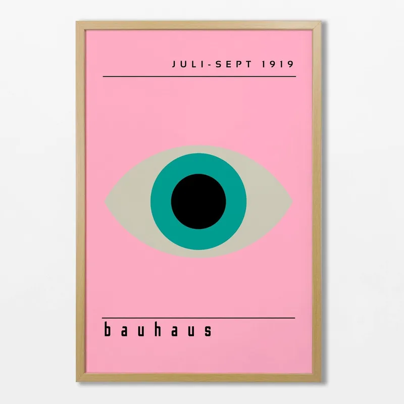 Bauhaus - Pink eye en Rosa - Láminas, Uruguay | La Cuadrería