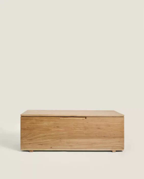 BANCO CON ALMACENAJE MADERA OLMO en Madera natural - Aparadores y recibidores, Uruguay | Zara Home, vista 2