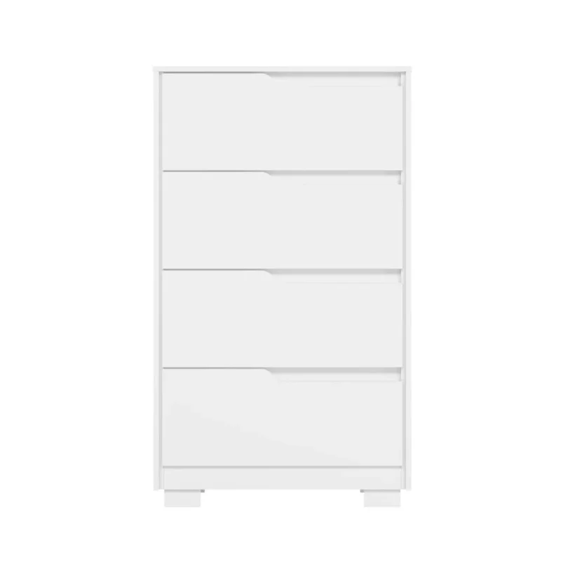 Comoda 4 Cajones - Línea FIT - Blanco en Blanco - Cómodas, Uruguay | Ecowood, vista 4