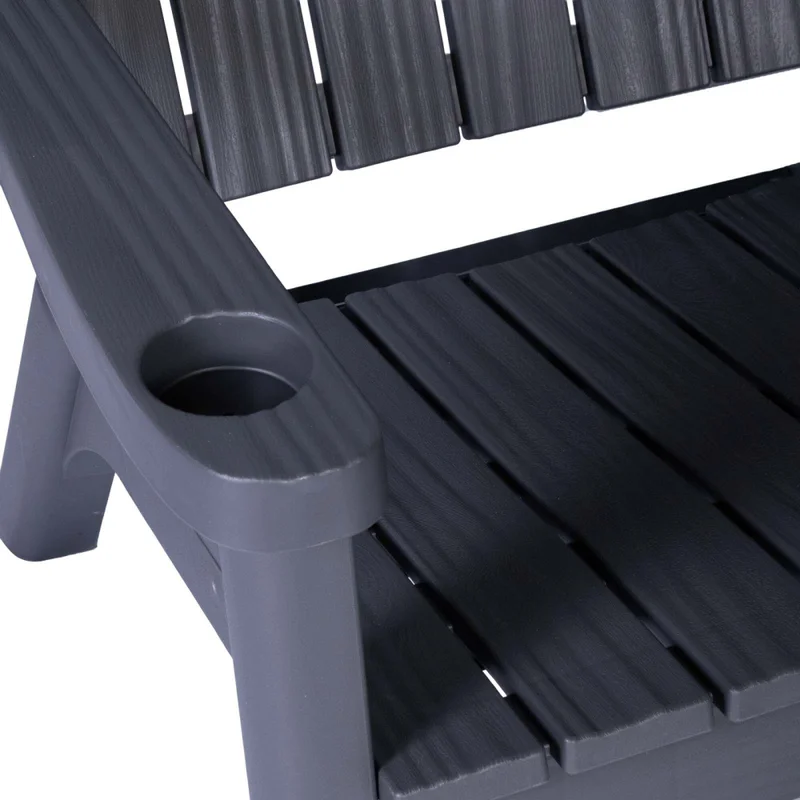 Set De Living Exterior Polipropileno Gris Malaga en Gris - Muebles para el exterior, Uruguay | Divino, vista 5