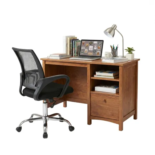 Combo Escritorio + Silla de Oficina - Union Plain en Marrón - Escritorios y sillas de escritorio, Uruguay | Rústico Hogar