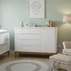 Cómoda Zapatera 4 Cajones 1 Puerta - Boom - Blanco en Blanco - Cómodas, Uruguay | Rústico Hogar, vista 2 de 3