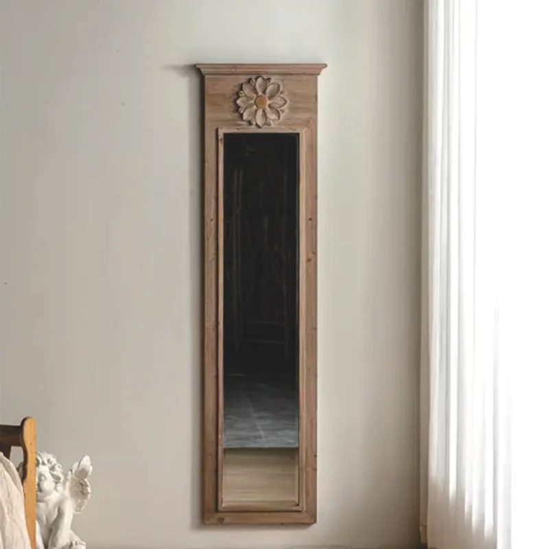 Espejo estilo frances alto en Madera natural - Espejos, Uruguay | Decotech, vista 4