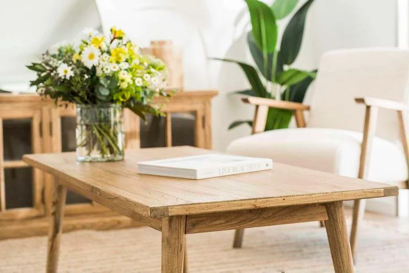 MESA NORDICA - 1.30 X 0.60 en Madera natural - Mesas de living, Uruguay | La Iberica, vista 8