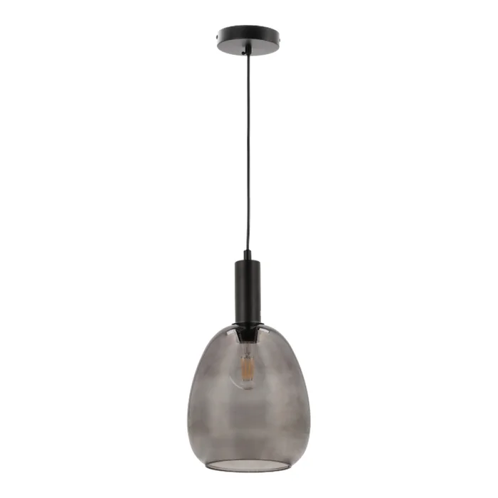 Luminaria Colgante Pireo Small Negra ø 23 cm en Negro - Lámparas colgantes, Uruguay | Serlux