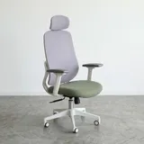 Silla De Oficina Malla Blanco Damasco