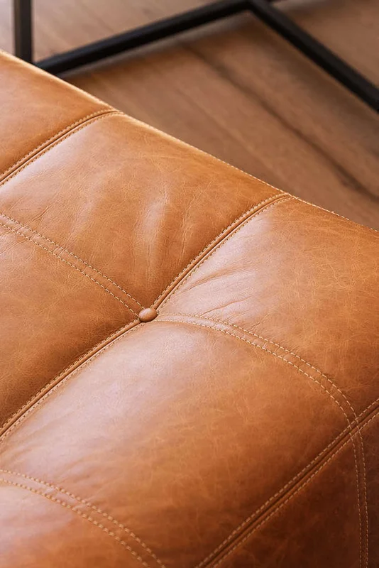 BUTACA COLUMBIA - CUERO ITALIANO CARAMELO en Marrón - Sillones y sofás, Uruguay | La Iberica, vista 20