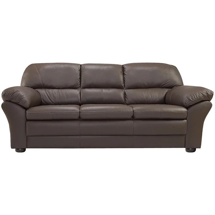 Juego de living 3+2 Cuero Natural en Marrón - Sillones y sofás, Uruguay | La Cueva Muebles, vista 5